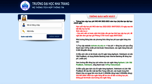 sinhvien.ntu.edu.vn