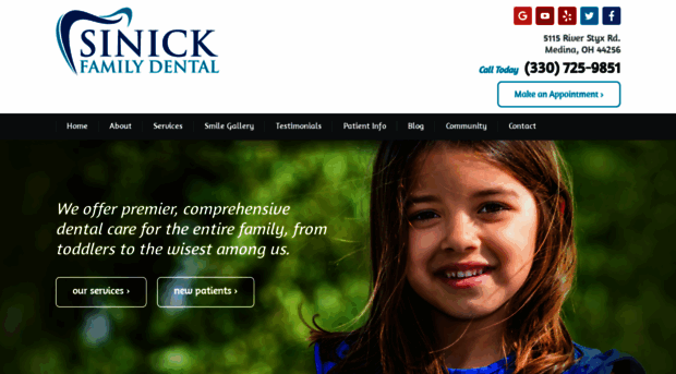 sinickfamilydental.com