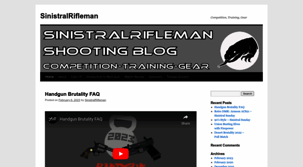 sinistralrifleman.com