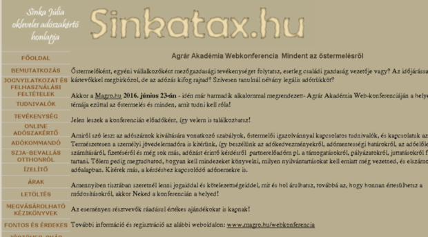 sinkatax.hu