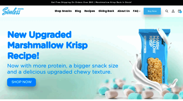 sinlesssnacks.com