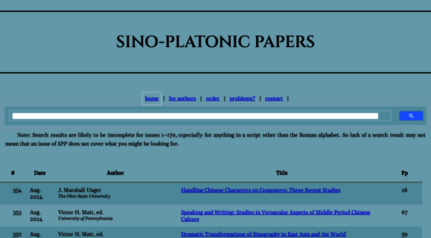 sino-platonic.org