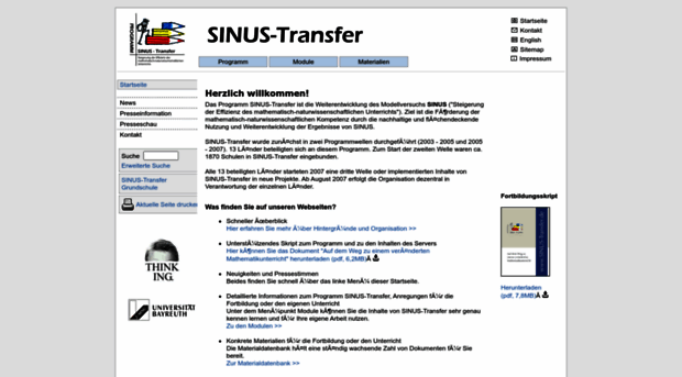 sinus-transfer.uni-bayreuth.de