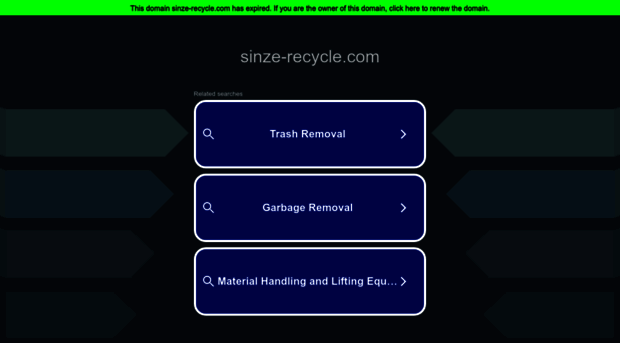 sinze-recycle.com