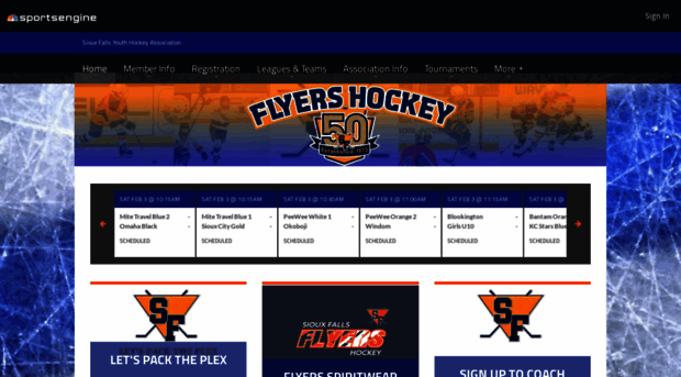 siouxfallsflyers.pucksystems.com