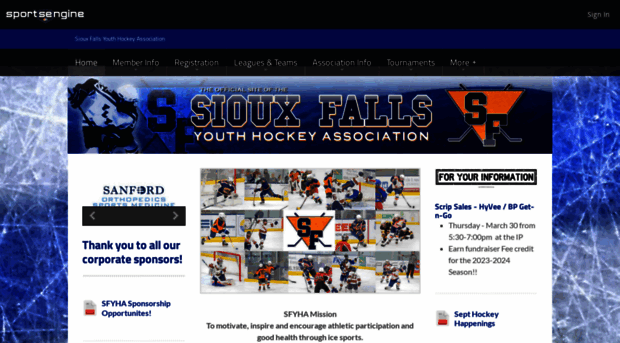 siouxfallsflyers.sportngin.com