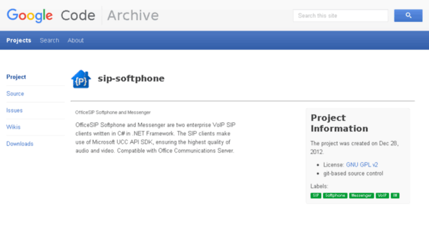 sip-softphone.googlecode.com
