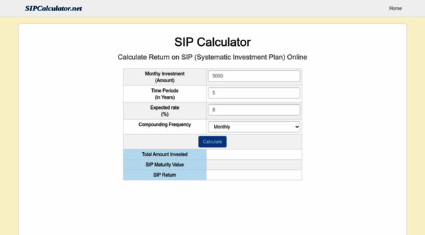 sipcalculator.net