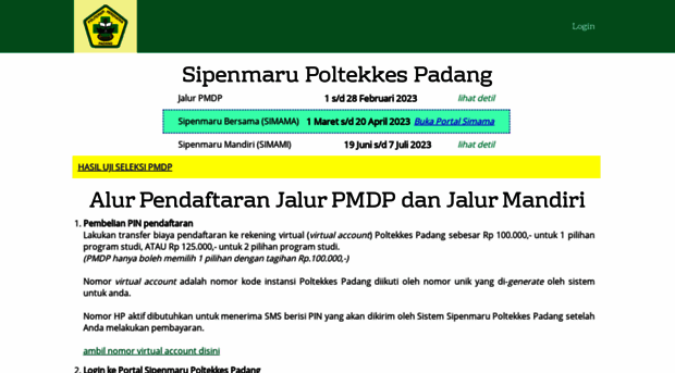 sipenmaru.poltekkes-pdg.ac.id