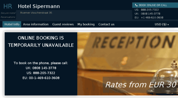 sipermann-amsterdam.hotel-rez.com