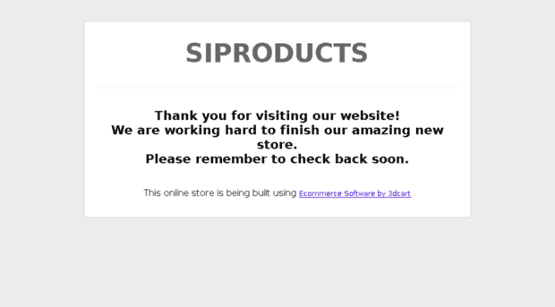 siproductsinc-com.3dcartstores.com