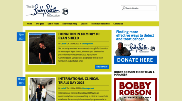 sirbobbyrobsonfoundation.org.uk