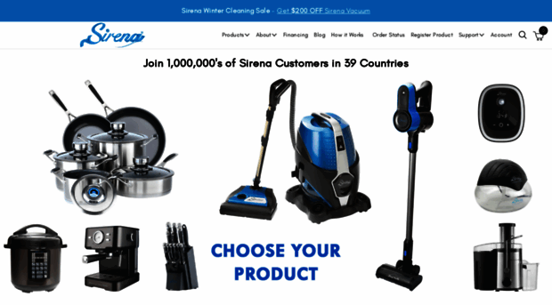 sirenawatervacuum.com