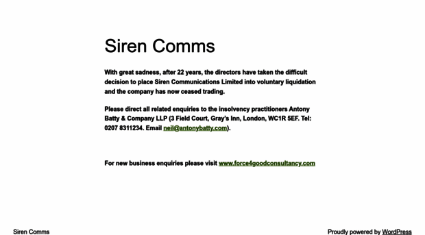 sirencomms.com