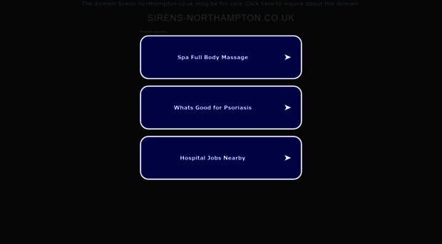 sirens-northampton.co.uk