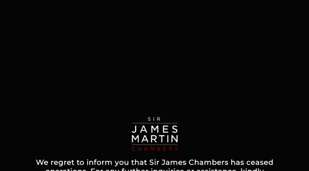 sirjamesmartin.com