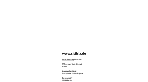 sisitrix.de