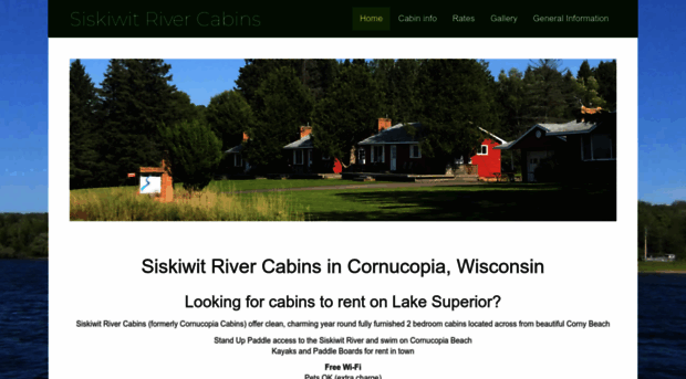 siskiwitrivercabins.com