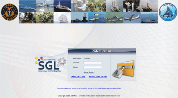 sislog.armada.mil.ec SISLOG Sislog Login SISLOG Armada