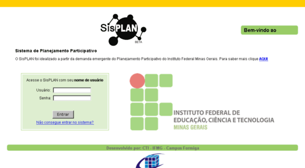sisplan.ifnmg.edu.br