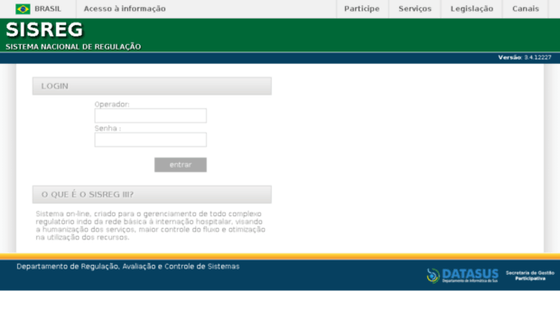 sisregiiinorte.saude.gov.br