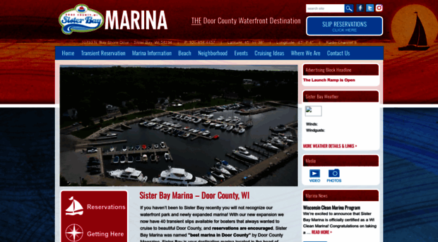 sisterbaymarina.com