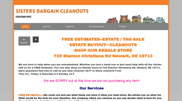 sistersbargaincleanouts.vpweb.com