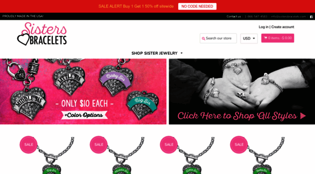 sistersbracelets.com