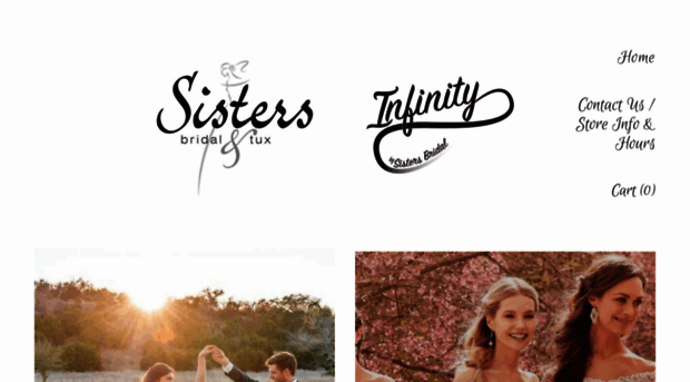 sistersbridalandtux.com