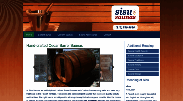 sisu-saunas.com