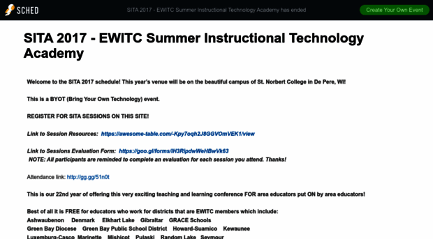 sita2017ewitcsummerinstructional.sched.com