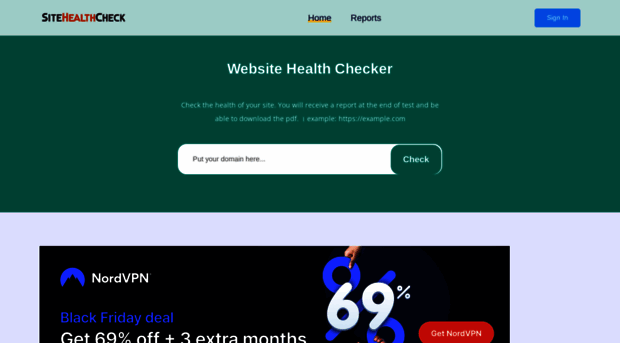 sitehealthcheck.net