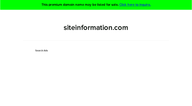 siteinformation.com