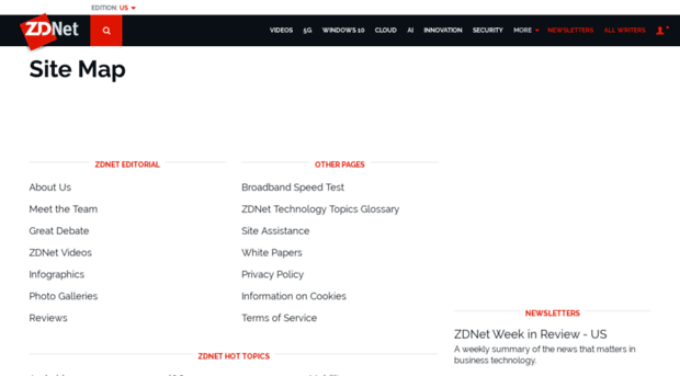 sitemap.zdnet.com