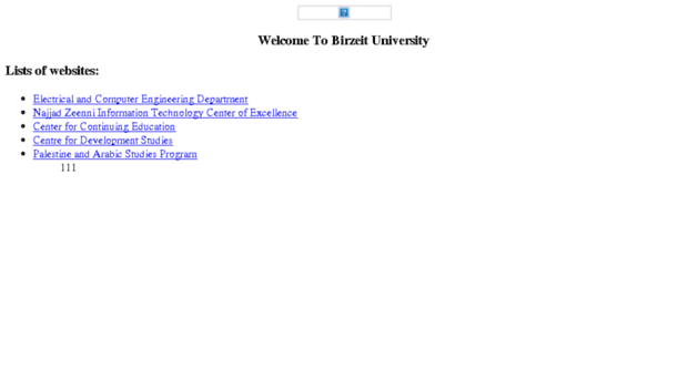 sites.birzeit.edu