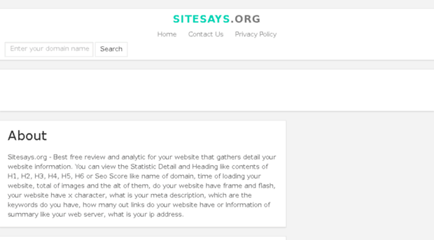 sitesays.org