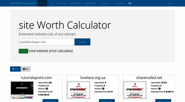 siteworthcalculator.com