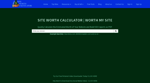 siteworthcalculators.com