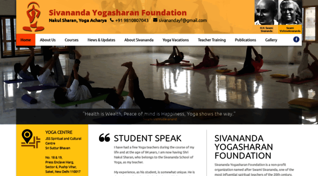 sivanandayogasharanfoundation.org