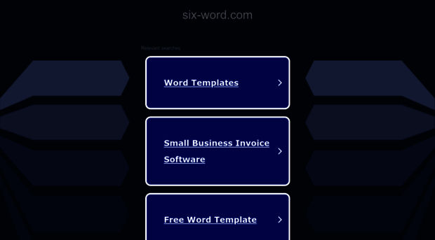 six-word.com