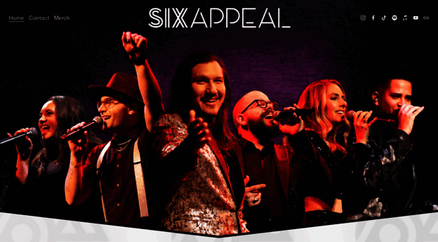 sixappealvocalband.com