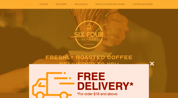 sixfourcoffee.com