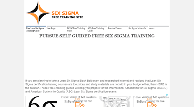 sixsigmatrainingfree.com
