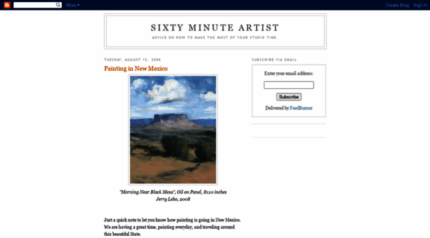 sixtyminuteartist.blogspot.com