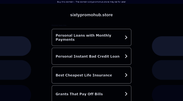 sixtypromohub.store