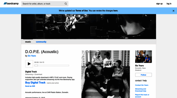 sixyearsband.bandcamp.com