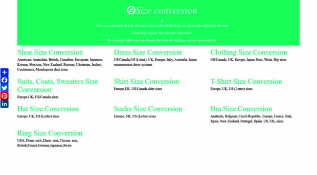 sizeconversion.net