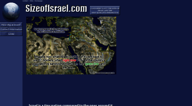 sizeofisrael.com