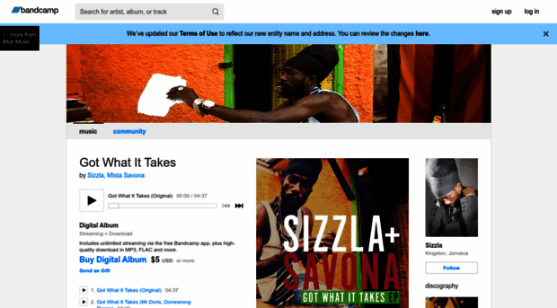 sizzla.bandcamp.com