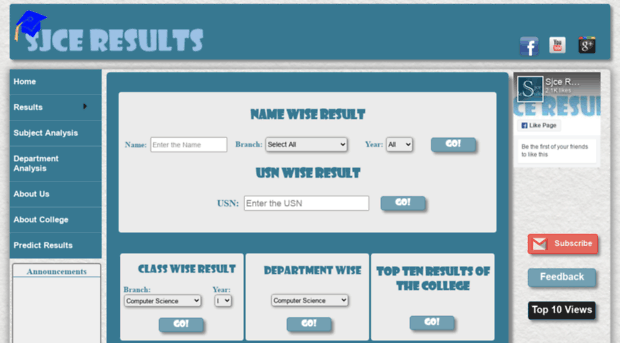 sjceresults.com